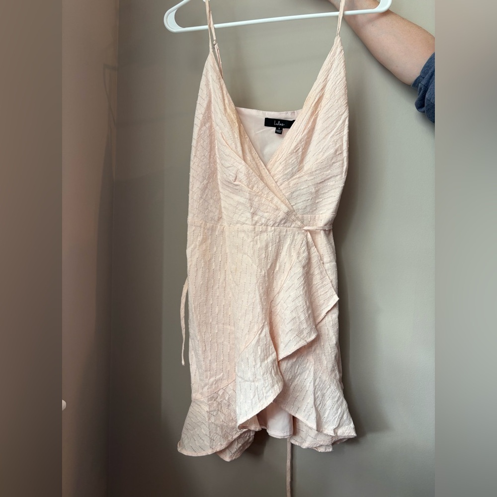 Lulu's really light pink Wrap Dress
